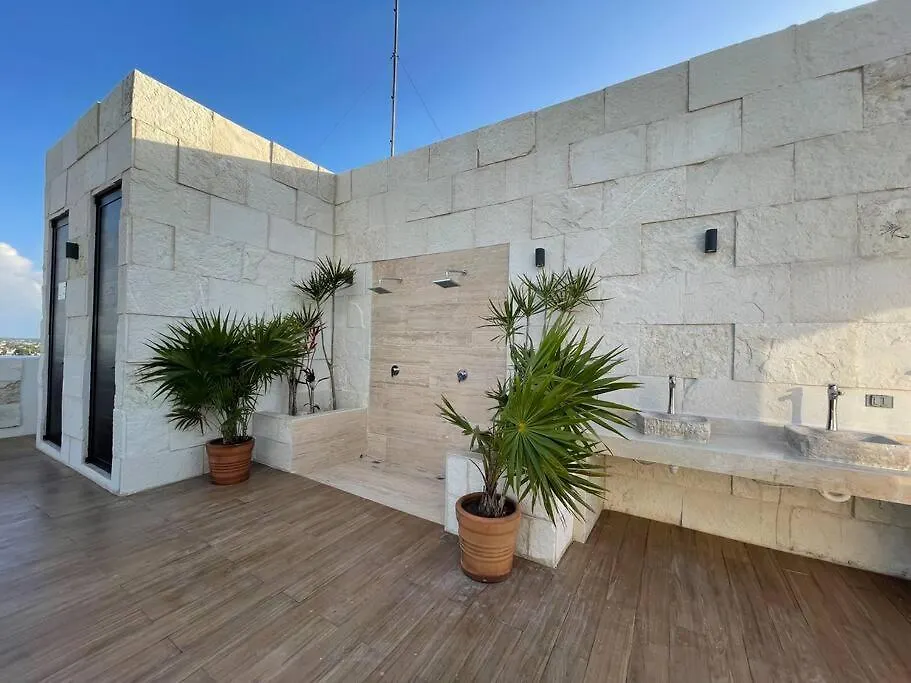 Brand New Condo With Rooftop Pool 코수멜 0*,  멕시코