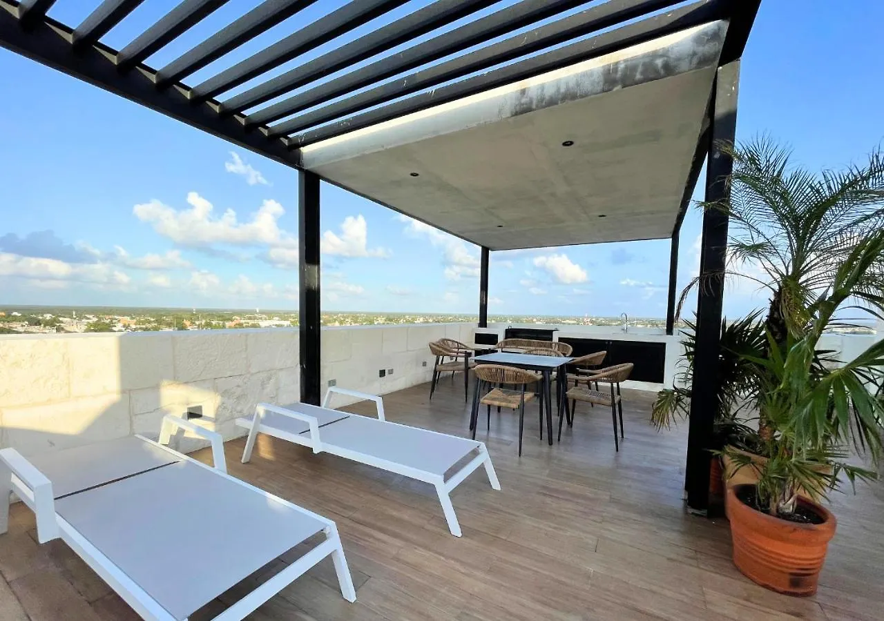 Brand New Condo With Rooftop Pool 코수멜 0*,  멕시코