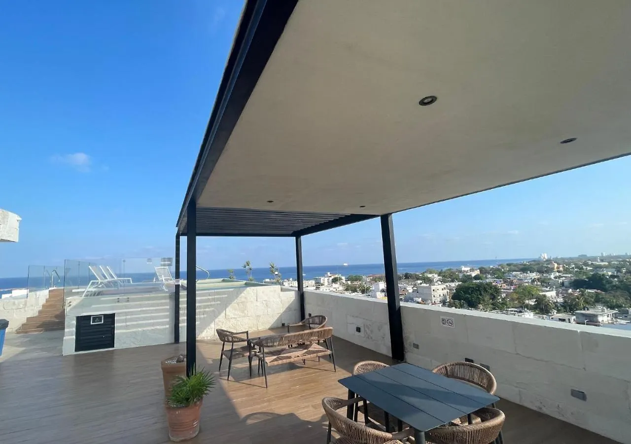 Brand New Condo With Rooftop Pool 코수멜 0*,